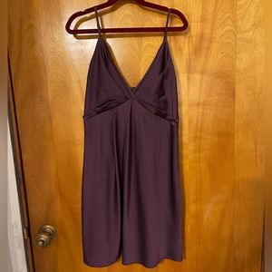 Purple Silk Dress